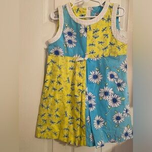 Lilly Pulitzer Dragonfly & Daisy Shift Dress